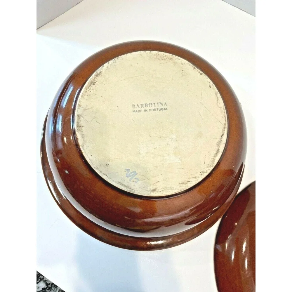 John B Taylor's Country Fare Brown Casserole Serving Dish with Lid Stoneware